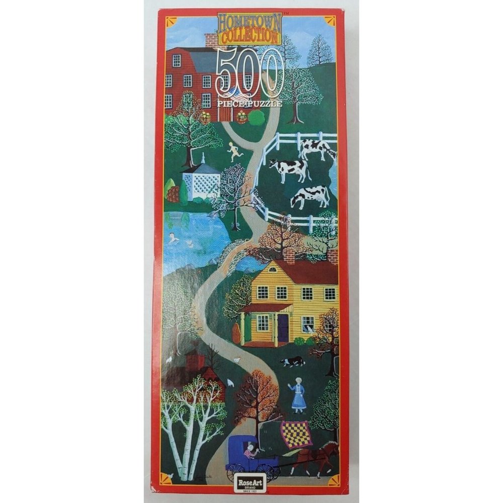VTG Hometown Collection: Friends & Comfort - 500pc. Jigsaw Puzzle - 27x9in.